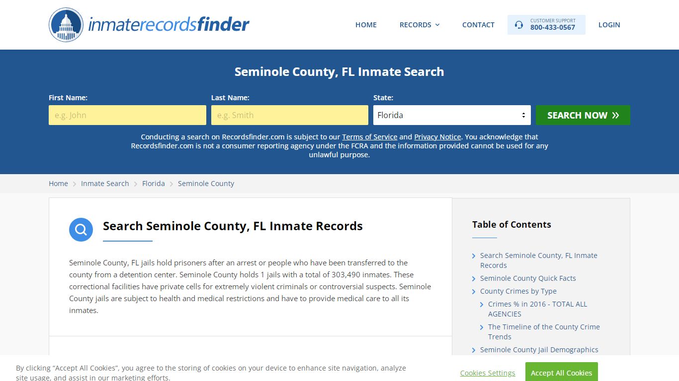 Seminole County, FL Inmate Lookup & Jail Records Online